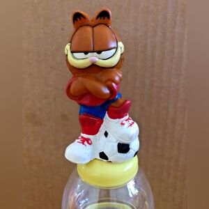 GARFIELD Plastic Gumball Machine Soccer Ball Player  Vintage 80's‎ UNUSED SEALED
